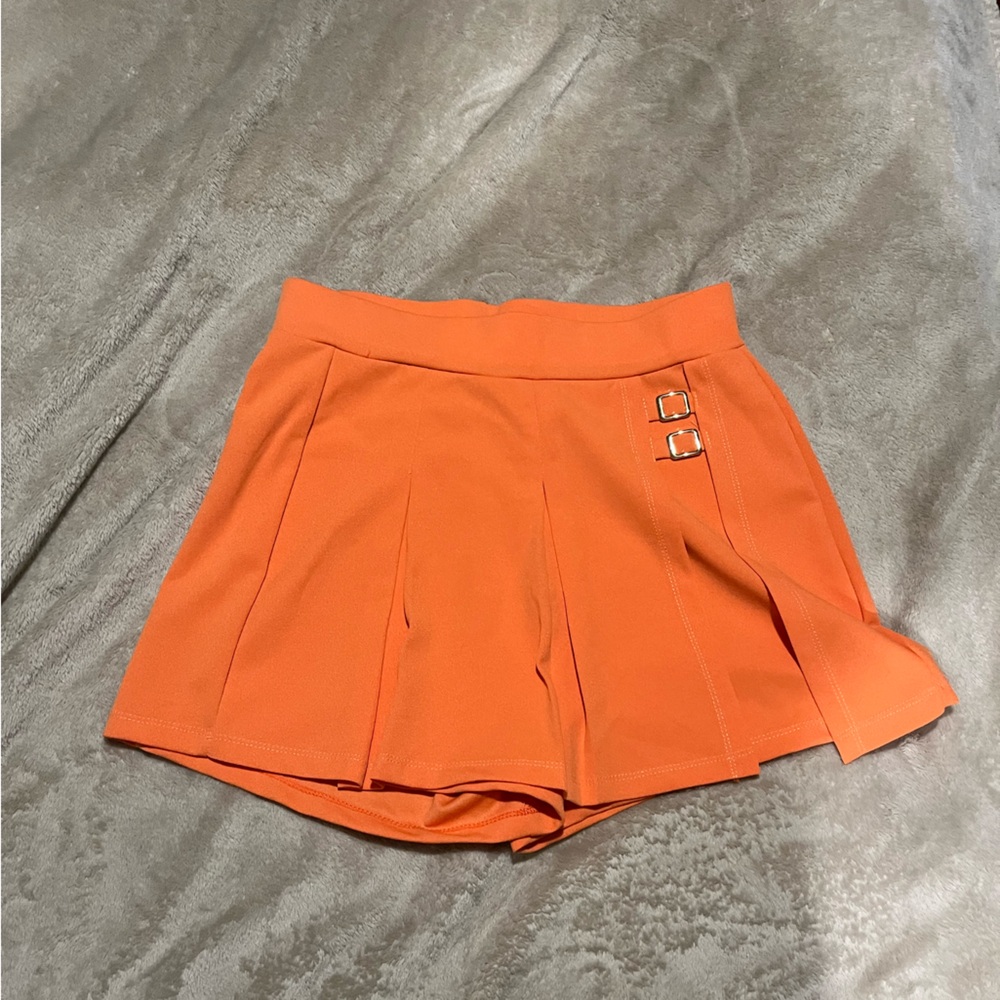 Orange Athletic Skort